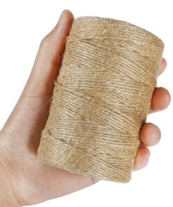 Tenn Well Natural Jute Twine, 500 Feet Long Brown Twine Rope for Crafts, Gift Wrapping, Packing, Gardening and Wedding Decor 1PC/500Feet 28 61Br8j2z9KL