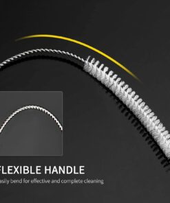 Living and Giving 3Pcs Set of Bottle Cleaning Brushes Kitchen Nylon Multifunction Clean Brush Set (L.&G.) White One Size 14 61BrQkeM1dL