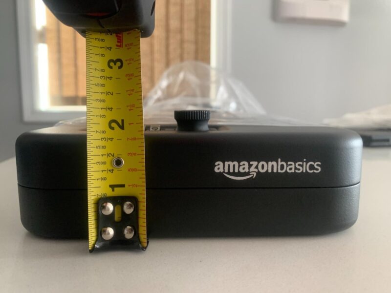 Amazon Basics Portable Security Case Lock Box Safe, Combination Lock