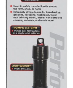 Performance Tool W54172 Battery-Operated Fluid Transfer Pump for Vehicle Engine Oils and Lubricants, Black, 24-inch Tube 200cc Extraction & Fill Pump 15 61BsFVTMdnL