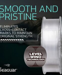 Seaguar Blue Label 100% Flourocarbon Fishing Line Leader, Freshwater, Multiple Sizes 60-Pounds/25-Yards 60lbs/25yds 17 61BskxuwbFL