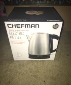 Chefman Stainless Steel Electric Kettle w/ 360° Swivel Base, Auto Shut Off & Boil Dry Protection, BPA-Free Interior and Cool-Touch Handle, 7+ Cup Capacity, 1.7 Liter, 1500W 62 61BsmHmo5KL