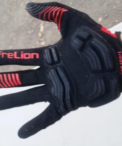 FIRELION Bike Gloves for Men/Women Cycling,Cycling Gloves for Outdoor MTB DH Road Racing,Full Finger Half Finger Padded Bicycle Protective Gloves,Non-Slip Shock-Absorbing Touchscreen Riding Gloves Medium Full Red 17 61Bw7zMlvOL