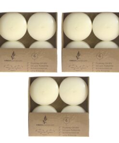 Mega Candles - Unscented 3" Floating Disc Candles - Ivory, Set of 12 13 61BwFgWgfjL