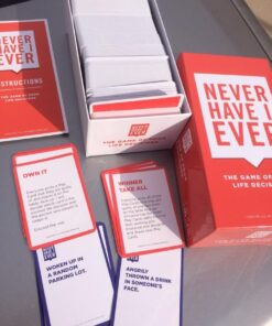 Never Have I Ever Classic Edition Adult Party Game: Hilarious Card Games for Game Nights, Gatherings & More! for 4+ Players, Ages 17+ 48 61ByCUsmbBL