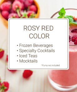 Monin - Raspberry Syrup, Sweet and Tart, Great for Cocktails and Lemonades, Gluten-Free, Non-GMO (1 Liter) 17 61C KzNJxFL