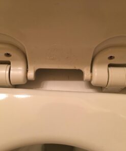 MAYFAIR 883SLOWA 000 Toilet Seat with Built-in Potty Training Seat will Reduce Clutter, Slow Close and Never Loosen, ROUND, Durable Enameled Wood/Long Lasting Plastic, White 48 61C Ytok5lL