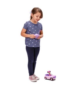 Alternative view of Disney Junior Minnie Mouse Roadster RC Car with Polka Dots, 27 MHz, Pink with White Polka Dots, Standard (97161)