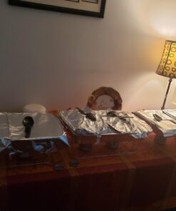 Sterno 70222 24-Piece Disposable Party Set, One Size, Silver 33 61C1qRK5PL