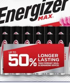 Energizer AA Batteries, Max Double A Battery Alkaline, 24 Count 24 Count (Pack of 1) 35 61C2jazl 5L