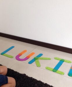 Learning Resources Letter Construction, Homeschool, School Activity Set, Play School, 60 Pieces, Ages 3+ 73 Pieces 48 61C36y5 cpL