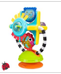 Sassy Fishy Fascination Station 2-in-1 Suction Cup High Chair Toy | Developmental Tray Toy for Early Learning | for Ages 6 Months and Up 22 61C8LMeAL6L