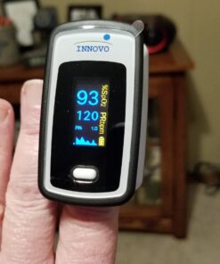 Innovo Deluxe iP900AP Fingertip Pulse Oximeter with Plethysmograph and Perfusion Index (Off-White with Black) 50 61C8Zd5GADL