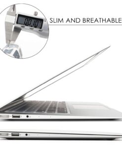 Allinside Gray Ombre Keyboard Cover Skin for MacBook Pro 13" 15" 17" (2015 or Older Version), MacBook Air 13" A1369/A1466, Older iMac Wireless Keyboard MC184LL/B 2010-2017 MacBook Air 13 & 2008-2015 Mac Pro 13/15 Ombre Gray 27 61CAy7HsqKL