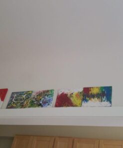 conda 8x10 inch Stretched Canvas for Painting, Pack of 10, 100% Cotton, 5/8 in Profile Blank Stretched Canvas Value Bulk Pack Art White Canvas for Acrylics, Oils Painting 38 61CC5goA3OL