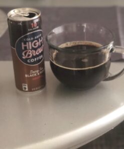 HIGH Brew Coffee Cold Brew Coffee + Protein, Black And Bold, 8 Oz Can, 12/pack Black & Bold 8 Fl Oz (Pack of 12) 45 61CEPjU6QL