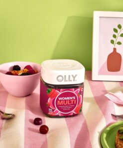 OLLY Women's Multivitamin Gummy, Overall Health and Immune Support, Vitamins A, D, C, E, Biotin, Folic Acid, Adult Chewable Vitamin, Berry, 45 Day Supply - 90 Count (Pack of 1) Gummies 29 61CEmOgezTL