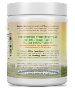 IVL - All Day Energy Greens - Supplement Powder Mix Drink, Greens Powder Superfood, Juice and Smoothie Mix - Super Greens Blend for Optimal Nutrition, Energy & Digestion, Green Juice Superfood Boost 11 61CFCCKJPzL