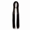 MapofBeauty 40 Inch 100 cm Black Long Straight Cosplay Costume Wig Fashion Party Wig