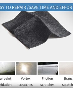 Dualshine Car Scratch Remover Cloth, Nano Sparkle Cloth Magic Scratch Removal for Car- 1 Pack with Accessories, Car Paint Scratch Repair Kit and Light Scratches Remover Scuffs on Surface 35 61CIL94Q0KL
