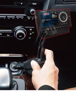 ChargerCity Dual USB Sirius XM Satellite Radio Car Truck Lighter Socket Mount w/Tilt Adjust & PowerConnect Cable Adapter for Onyx Plus EZR EZ Lynx Stratus Starmate Xpress (Vehicle Dock NOT Included) 26 61CJtGhFBML
