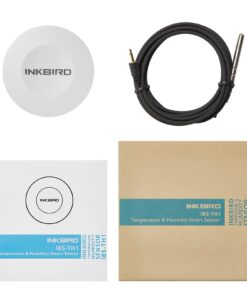 Inkbird Thermometer and Hygrometer Smart Sensor Data Logger with Waterproof External Probe Magnet Alert for Android and iOS Used for Food Storage Brewing Reptiles Instrument IBS-TH1. IBS-TH1+Probe. 31 61COgbvVrXL