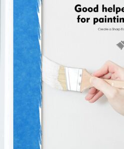 KIWIHUB 18 Rolls 0.94" Pro-Grade Blue Painters Tape, Medium Adhesive That Sticks Well But No Residue Left Behind, Individually Packed Wall Friendly 18 Rolls 0.94" 11 61COsDhQcYL