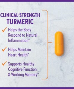 New Chapter Turmeric Supplement, One Daily, Heart, Brain & Healthy Inflammation Support, Supercritical Turmeric Curcumin Means No Black Pepper Needed, Non-GMO, Gluten Free – 60 Count (2 Month Supply) 60 Count (Pack of 1) 11 61CQ5bjo3HL