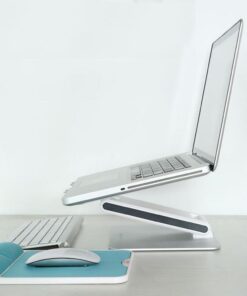 SKYZONAL Aluminum Notebook Desktop Stand Height Adjustable Laptop Stand for Computer PC Notebook MacBook Ipad 19 61CR RYC4yL
