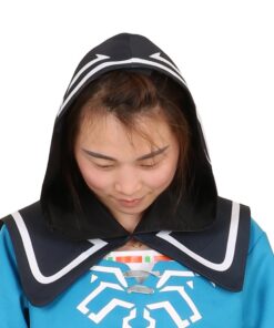 CG Costume Men's Legend Link Cloak Costume Cosplay Accessories Small Navy Blue 7 61CR9QUVWmL