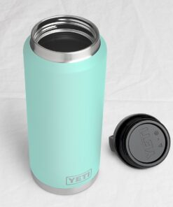 YETI Rambler 36oz Vacuum Insulated Stainless Steel Bottle with Cap (Stainless Steel) (Seafoam) Seafoam 11 61CU5kepinL