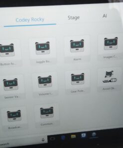 Makeblock Codey Rocky Robot Toy, Programmable and Interactive Emo Robot for Kids 6+, STEM Learning Educational Toys Support Scratch Python Programming, Rechargeable Smart Coding Robot Gift for Kids Modern 27 61CUPuy3JQL