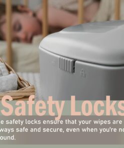 GOGO pure Baby Wipe Warmer and Dispenser, Advanced Features with 4 Bright Auto Off LED Ample Lights for Easy Nighttime Changes, Dual Heat for Baby's Comfort, Improved Design and Only at Amazon 29 61CUvvIw9aL