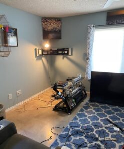 Mount-It! Corner TV Mount | Premium Swivel Full Motion Caddy Corner Wall Bracket for 37-63 inch Flat Panel Screens VESA up to 800x400, 132 lb Capacity, Black 69 61CZdw8LXNL