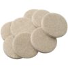 SoftTouch 1 1/2" Round Heavy-Duty Self-Stick Felt Furniture Pads - Protect Surfaces from Scratches & Damage, Beige (8 Pack) 1-1/2 Inch 37 61CdZo0m7gL