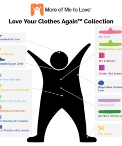More of Me to Love Comfortable Bamboo Cotton White Bra Liner 3-Pack XX-Large 17 61Ce4b6M4HL 1