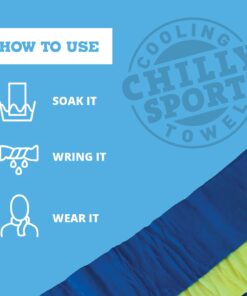 FROGG TOGGS Chilly Sport Cooling Neck Wrap & Head Band Hot Pink 12 61CeeLliI5S