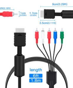 Gam3Gear Component AV Audio Video Cable for PS3 PS2 11 61CezrU Z2L