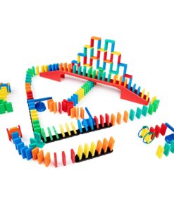 Bulk Dominoes Kinetic Domino Kit | Dominoes Set, STEM STEAM Small Toys, Family Games for Kids, Kids Toys and Games, Building, Toppling, Chain Reaction Sets (204pc) Genius 204pc 11 61Chm SXucL