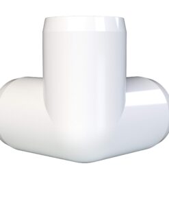 FORMUFIT 1-1/4" 3-Way PVC Elbow Furniture Grade Fitting in White, 1.66" Actual ID, (Pack of 4), Made in USA, UV-Resistant, Impact-Proof, Easily Build 3-Point Corners with PVC Pipe - F1143WE-WH-4 19 61CiHwdBZL