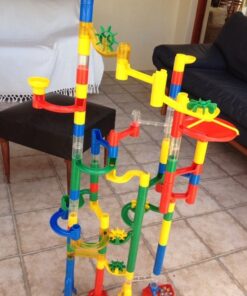 Marble Run: 123 Piece Set (103 Durable Pieces and 20 Marbles) Exclusively at MINDWARE! 33 61Cl52BSHL 2