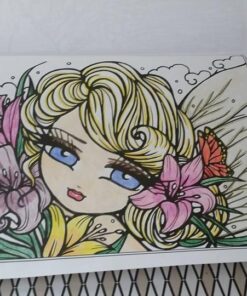 Mermaids, Fairies, & Other Girls of Whimsy Coloring Book: 50 Fan Favs 63 61Clu9vGjEL