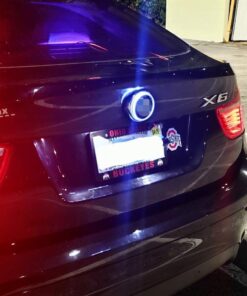 iJDMTOY Compatible With BMW Front Hood or Rear Trunk Lid, Ultra Blue 3.25-Inch 82mm Roundel LED Emblem Background Illumination Lighting Kit 25 61Cof2TCJL