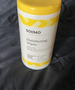Amazon Basics Disinfecting Wipes, Lemon & Fresh Scent, Sanitizes/Cleans/Disinfects/Deodorizes, White, 340 Count (4 Packs of 85) (Previously Solimo) 85 Count (Pack of 4) 4Pack--2 Lemon, 2 Fresh 36 61CrLUAAw2L