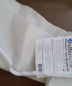 Allertech VentGuard Electrostatic Filtration Kit - 16" x 60" Roll - Air Vent Filter Guard - Electrostatically Charged Dust Control - HVAC Intake Registers & Grilles Cover - Hook & Loop Strip 16 x 60-Inch 41 61Cvg9pEMxL