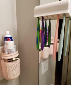 Eslite Toothbrush Holder with Cover (Ivory White) 49 61CwHqqvgCL