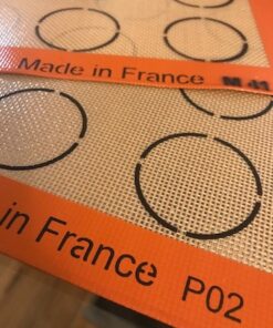 Silpat Perfect Macaron Non-Stick Silicone Baking Mat, 11-5/8" x 16-1/2", Orange 83 61D 72G 2OL