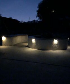 GIGALUMI 12 Pcs Solar Deck Lights, Bronze Finished Waterproof Led Solar Lamp for Outdoor Pathway, Yard, Patio, Stairs, Step and Fences. (Warm White) Warm White 30 61D RWk40L