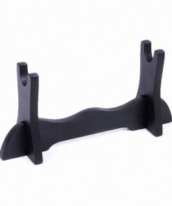 Makoto Kaze Series Handmade Sharp Katana Samurai Sword 40" - Black Dancing Crane Tsuba, Sword Stand Included 15 61D hKD5ZL