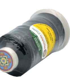 Mandala Crafts Tex 70 Bonded Nylon Thread for Sewing - 1500 YDs T70 Heavy Duty Black Nylon Thread Size 69 210 D Upholstery Thread for Leather Jeans Weaving 14 61D03IbfD L